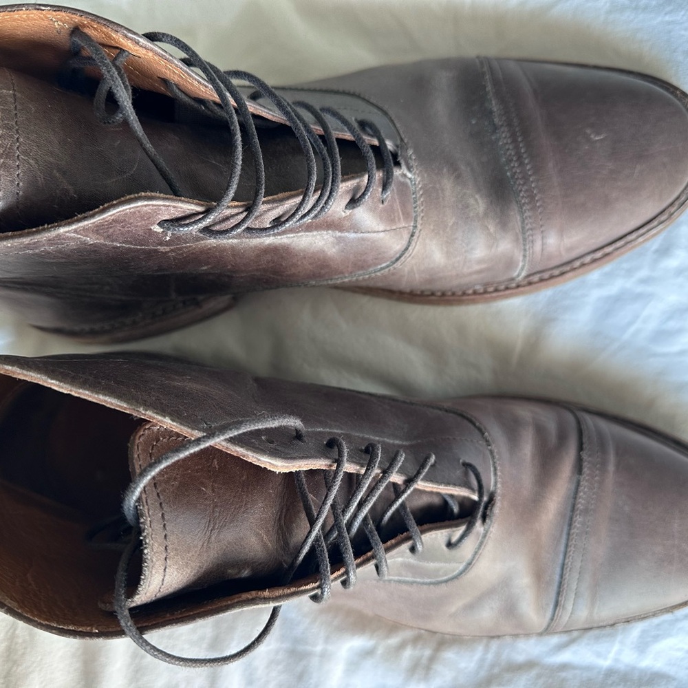 Frye Men's Cap Toe Boots - Seth Style - Picture 7 of 9